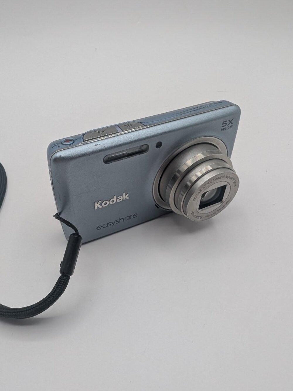 Kodak EasyShare M552 14MP 5x Digital Camera Blue w/ Battery - TESTED - READ